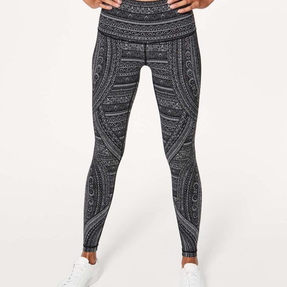 lululemon athletica Pants - Lululemon Wunder Under Hi-rise Entwined like new